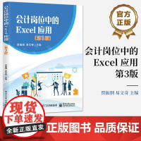 正版 会计岗位中的Excel 应用(第3版) 贾振纲 易文奇 Excel基础应用日常管理表格设计财务图表应用 电子工业出