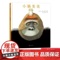 小猫美美精装硬壳绘本图画书绘本大师安东尼布朗经典作品全新创作手法完美演绎大猩猩版美女与野兽启发绘本馆精选出品启发正版童书