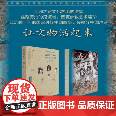 丝绸之路石窟艺术丛书 瓜州东千佛洞 外景 第4、6、8窟 魏迎春,张景峰,李宏伟 等 编 雕塑、版画 艺术 安徽美术出版