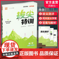 2024秋 拔尖特训 数学 苏教版 六年级上 6上 同步提优训练专项练习一课一练 同步教辅 必刷题 通成学典天天练教辅