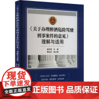 《关于办理醉酒危险驾驶刑事案件的意见》理解与适用 苗生明 编 司法案例/实务解析社科 正版图书籍 中国检察出版社