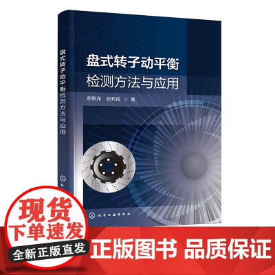 盘式转子动平衡检测方法与应用 动平衡机 转子 机械科学及相关领域科研人员参考书籍 高等学校机械科学与工程等相关专业应用教