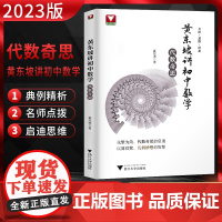 黄东坡讲初中数学 代数奇思 黄东坡 著 中学教辅文教 正版图书籍 浙江大学出版社