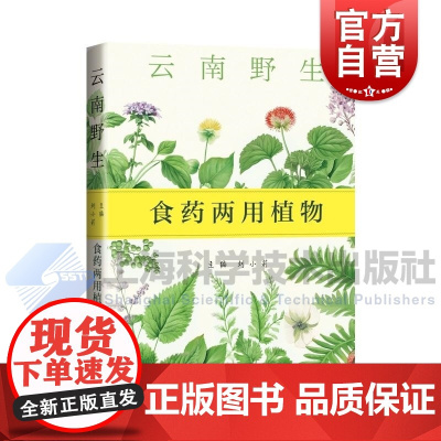 云南野生食药两用植物 刘小莉上海科学技术出版社药食同源云南常见野菜食用药用资料梳理药物资源科普百科中医药