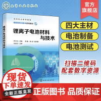 锂离子电池材料与技术 锂离子电池基础知识 四大主材 电池制备 电池测试 新一代电池展望 高等职业教育储能材料工程技术等专