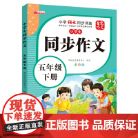 小学生二三四五六七年级同步作文语文同步训练金笔作文二年级上下册人教版同步课本内容范文彩图插画版