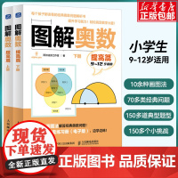 图解奥数 提高篇上下2册 9-12岁儿童适用小学生四五六年级儿童课外学习数学奥数知识 人民邮电出版社 博库店正版书籍