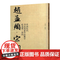 赵孟頫宋词 集字古诗词行书字帖 中国历代书法名家作品集字 赵孟俯繁简对照毛笔五柳先生传书法字帖临摹楷行草人民美术