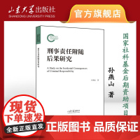 店 正版刑事责任附随后果研究孙燕山著山东大学出版社