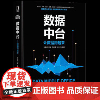 [书]数据中台让数据用起来联合创始人大数据架构中台战略人工智能 数据化运营建设 企业数字化 管理与运营数据书籍