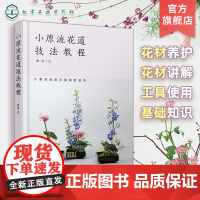 小原流花道技法教程 详细讲解小原流基础花型要点和制作技法 插花工具使用方法 鲜花养护常识 花艺爱好者参考书 花艺教学培训