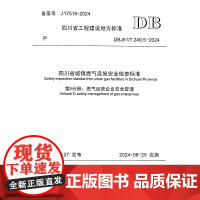 四川省城镇燃气设施安全检查标准 第5分册:燃气经营企业安全管理 DBJ/T 249-2024