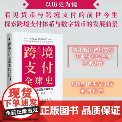 跨境支付全球史:从马尔代夫海贝到数字货币 中译出版社 金融理论投资管理书籍