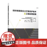 倾斜帷幕复合土钉墙支护技术及工程应用实践施工关键设备结构设计钉墙设计技术经济分析支护结构设计·结构施工基坑变形监测正版