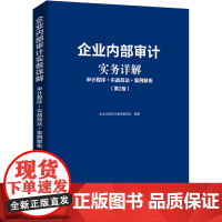 企业内部审计实务详解 审计程序+实战技法+案例解析(第2版) 企业内部审计编审委员会 编 统计 审计经管、励志 正版图书