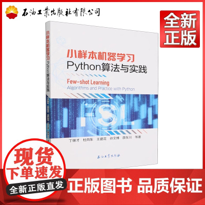 小样本机器学习Python算法与实践 丁继才 等 著 石油工业出版社 9787518366705