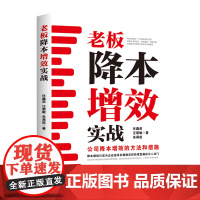 [正版书籍]老板降本增效实战 : 公司降本增效的方法和措施