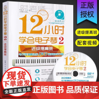 [书]12小时学会电子琴2 进级提高班 简易钢琴电子琴教程 电子琴演奏进级视频教程自学攻略 时文波 著 书籍