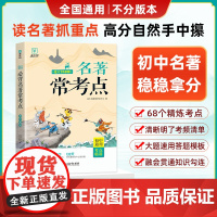 8分钟必背初中名著常考点 初中七到九年级通用中考总复习名著导读必考点精练知识大全一本名著考点手册 金牛耳