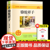 骆驼祥子和海底两万里正版书原著钢铁是怎样炼成的七年级下册必读正版原著的课外书名著配套人教版老舍初中生语文书目完整版红岩