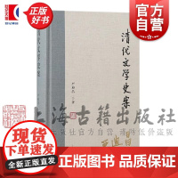 清代文学史案 严迪昌著上海古籍出版社中国南朝历史文学理论明清史正版图书籍