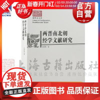 两晋南北朝经学文献研究 儒释道文库汪舒旋著作上海古籍出版社中国通史正版图书籍