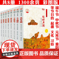 中华精神家园书系节庆习俗全8册张灯结彩粽情端午浪漫佳期寄托哀思花好月圆千秋佳节久久踏秋民族盛典中国传统节日风俗民俗文化书