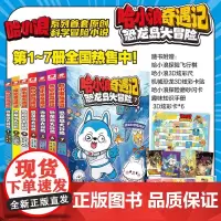 正版]哈小浪奇遇记恐龙岛大冒险1-7册科学冒险小说非漫画哈小浪上学记爆笑校园故事书三四五六年级小学生青少年课外书籍