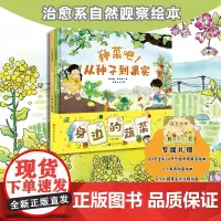 童书 身边的蔬菜给孩子的果蔬观察笔记 蔬菜+水果 6-13岁中小学生儿童课外阅读作文大自然观察笔记探索植物科普艺术绘本书
