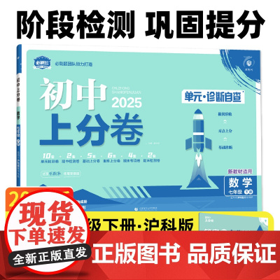 2025版理想树初中上分卷 七年级下册 数学 阶段检测巩固提分 沪科版