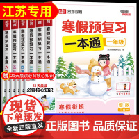 2025寒假预复习一本通一年级二年级三四五六年级上册寒假作业全套江苏苏教版人教版小学语文数学英语下册衔接专项训练同步练习
