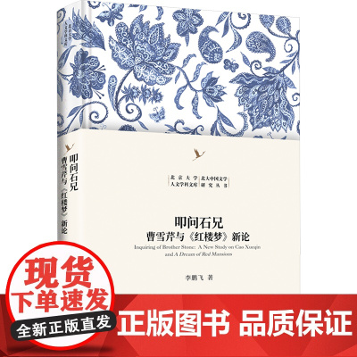 叩问石兄 曹雪芹与《红楼梦》新论 李鹏飞 著 古典文学理论 文学 北京大学出版社