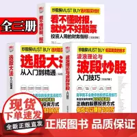 擒住大牛3册波浪理论与波段炒股入门技巧+选股大法+看不懂财报就炒不好股票 零基础学炒股 入门到精通实战教程书籍 兴盛乐