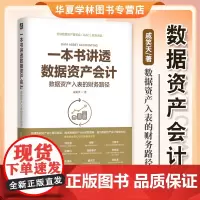 一本书讲透数据资产会计 数据资产入表的财务路径 戚笑天 系统构建数据资产会计理论体系 数据资产入表管理书籍9787111