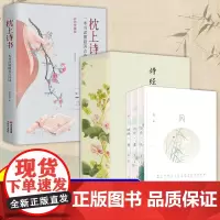 全4册 诗经正版全集风雅颂+枕上诗书 诗经原著完整版诗经全集译注赏析中国古诗词诗经楚辞取名大全集国学经典书籍文白对照诗经