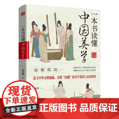 正版 一本书读懂中国美学 百科全书式中国美学史 中国古代近代美学史 传统国学书法艺术入门书籍