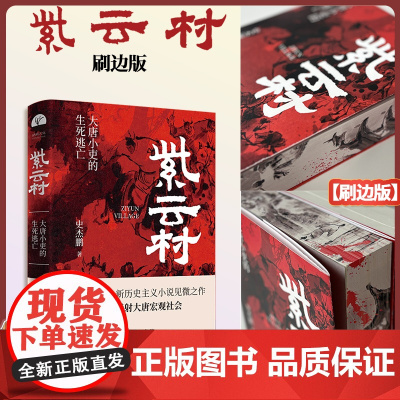 刷边版丨紫云村 大王史杰鹏著 大唐小吏的生死逃亡 以微观人事折射大唐宏观社会 一个小官的奔走与浮沉 长篇历史小说
