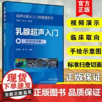 超声诊断从入门到精通系列 乳腺超声入门 配视频讲解 超声入门影像读片指南 超声断面图体位图手绘示意图 医学影像参考书
