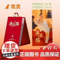 [正版2025新年日历台历] 遇见猫 2025温暖治愈指南 农历乙巳蛇年日历 可爱萌宠桌面摆件台历 赠礼佳选 关爱流浪猫