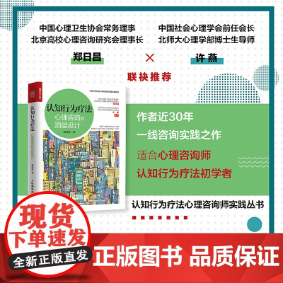 认知行为疗法 心理咨询的顶层设计 郭召良著认知行为疗法心理咨询师实践丛书亚伦贝克认知行为疗法入门进阶