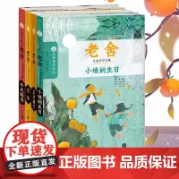 老舍儿童文学全集 套装4册 7-10岁 老舍著小坡的生日 正红旗下 宝船 牛天赐传 课外阅读 儿童文学