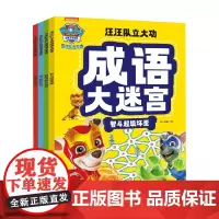 汪汪队立大功成语大迷宫 全4册 56个跨页大迷宫 和汪汪队一起学会250个常用成语 释放你的学习超能力 7-10岁 新天
