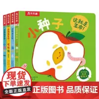 这就是生命 共4册 点读版 0~3岁 一滴水 毛毛虫 小蝌蚪 小种子 异形洞洞书动手能力观察能力 生命教育科普