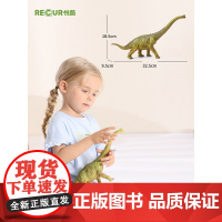 RECUR 腕龙恐龙玩具男女孩仿真动物模型儿童霸王龙三角龙 文创