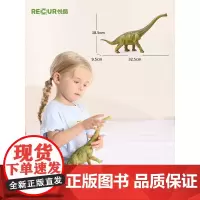 RECUR 腕龙恐龙玩具男女孩仿真动物模型儿童霸王龙三角龙 文创