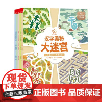 小象汉字汉字奥秘大迷宫 套装5册 3-6岁 小象汉字 著 益智游戏
