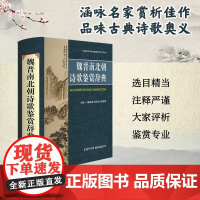 魏晋南北朝诗歌鉴赏辞典 魏耕原等 编 字典