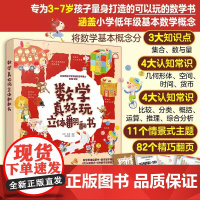 数学真好玩立体翻翻书 拼音真好玩立体翻翻书 4-6岁 洪涛等 著 数学数字拼音幼儿启蒙