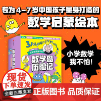 小学数学我不怕 数学岛历险记 4-8岁 宋海东著 46个故事串讲小学重点难点易错点 数学启蒙绘本 平面几何数字统计加减乘