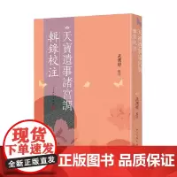 天宝遗事诸宫调辑录校注 武润婷 著 诗歌词曲